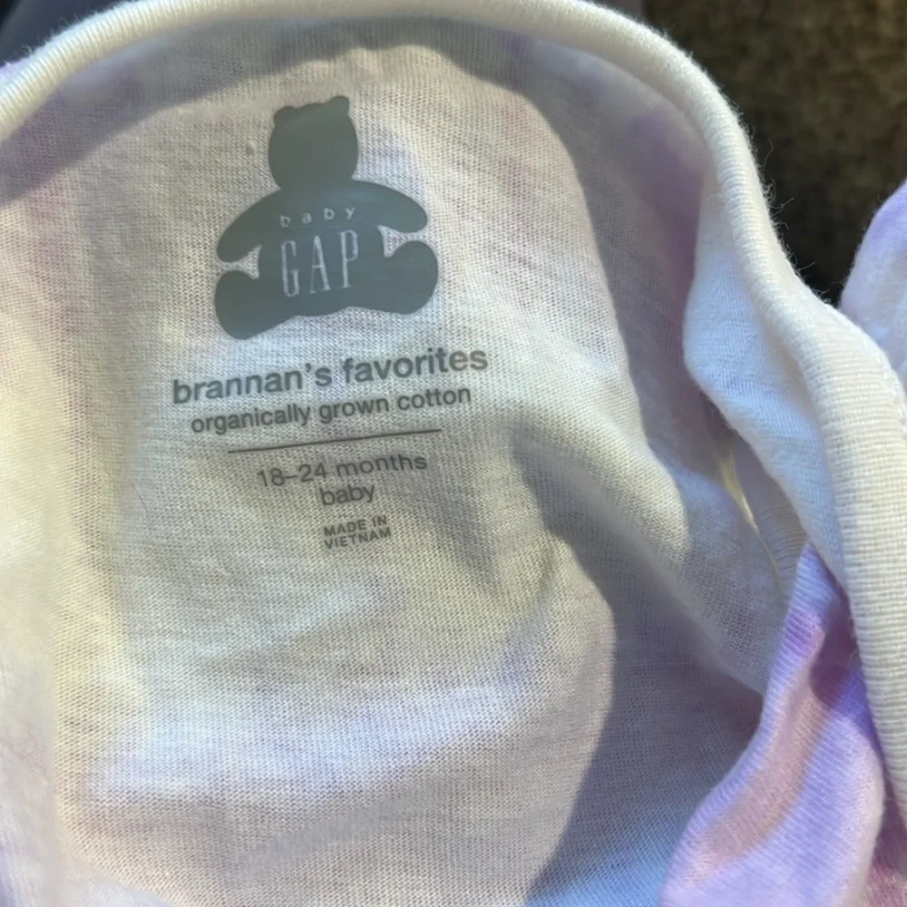 Baby Gap Girls Outfits Onesie Bloomer Size 18-24 months. Lot of 2. Purple